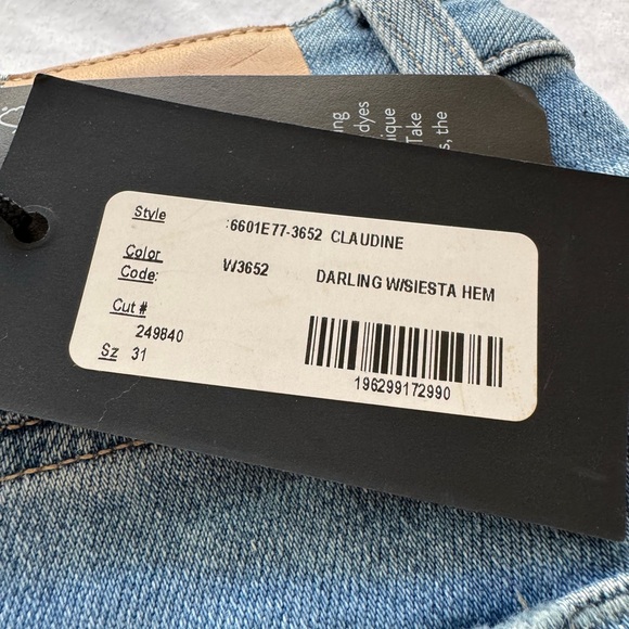 Paige Denim Claudine High-rise Ankle Flare Sz 31 NWT - Picture 6 of 10